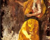 Standing Arab Woman - 埃德温·罗德·威克斯